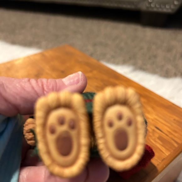 Russ Teddy Town Teddy Bear Santa 5” Christmas 2 pc make offer NWT - Picture 5 of 7